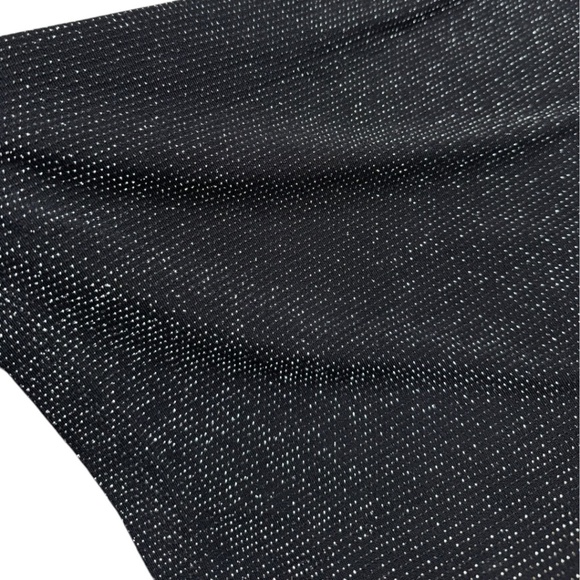 ALIX NYC Eames Wide-Leg High-Rise Pant in Black & Silver - Picture 8 of 12